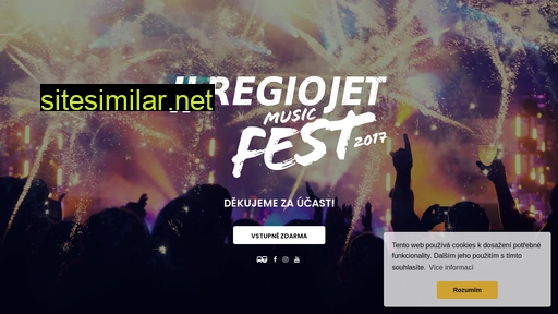 regiojetfest.cz alternative sites