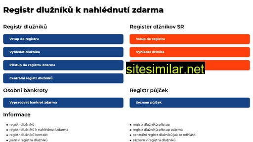 registr-dluzniku-k-nahlednuti-zdarma.cz alternative sites