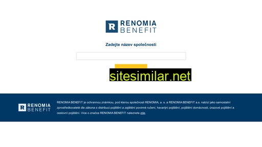 renomiabenefitportal.cz alternative sites