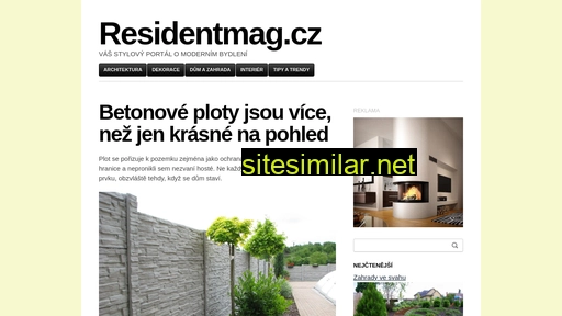 residentmag.cz alternative sites