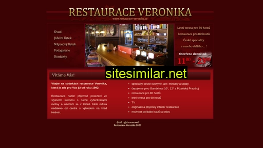 restaurace-veronika.cz alternative sites