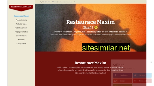 restauracemaxim.cz alternative sites
