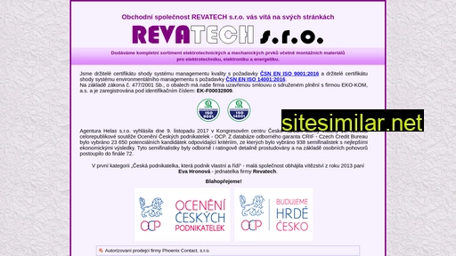revatech.cz alternative sites