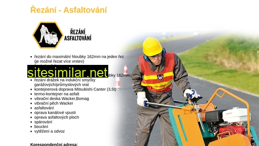 rezani-asfaltovani.cz alternative sites