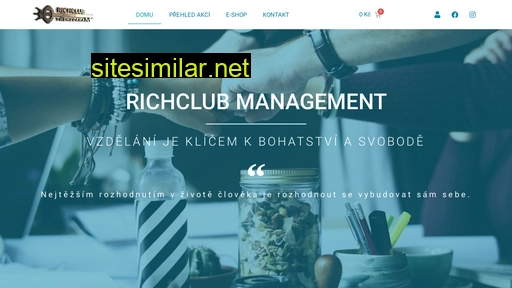 richclubmanagement.cz alternative sites