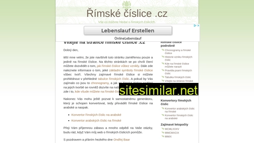 rimskecislice.cz alternative sites