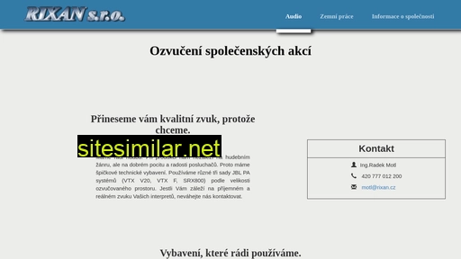 rixan.cz alternative sites