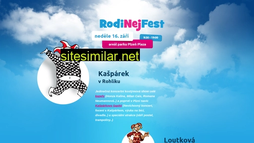 rodinejfest.cz alternative sites
