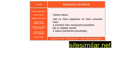 rodinne-finance.cz alternative sites