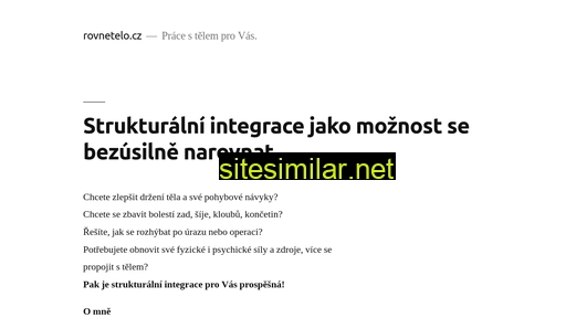 rovnetelo.cz alternative sites