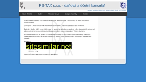 rs-tax.cz alternative sites