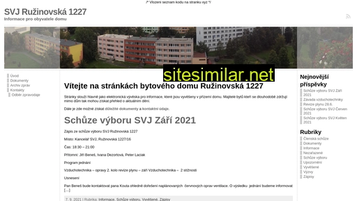 Ruzinovska1227 similar sites
