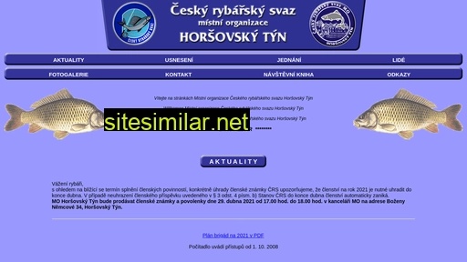 rybarihorsovskytyn.cz alternative sites