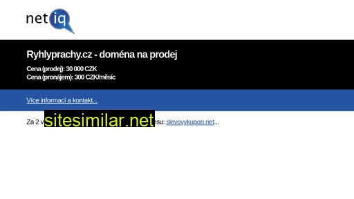 ryhlyprachy.cz alternative sites