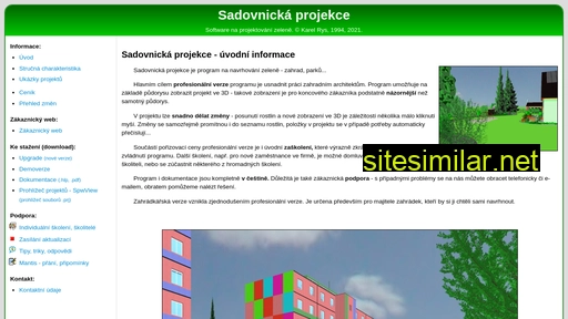 Sadovnicka-projekce similar sites