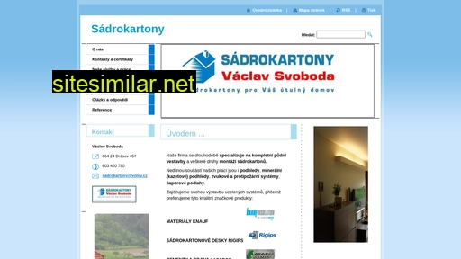 sadrokartonysvoboda.webnode.cz alternative sites