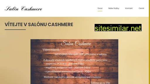 saloncashmere.cz alternative sites