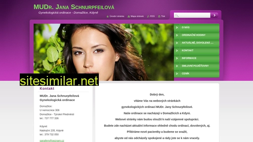 sanafem.cz alternative sites