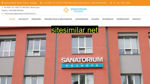 sanatoriumkochova.cz alternative sites