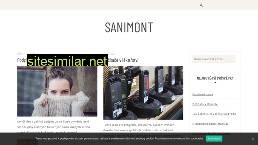 sanimont.cz alternative sites