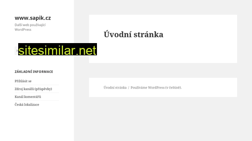 sapik.cz alternative sites