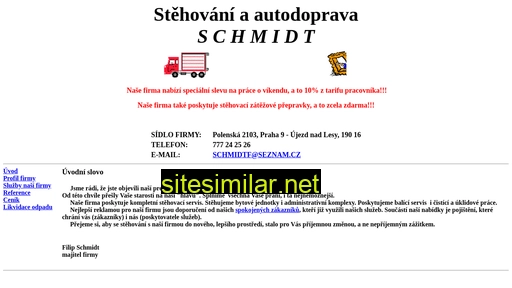 schmidt-stehovani.cz alternative sites