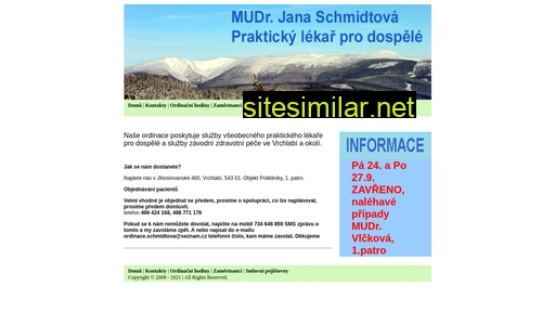 Schmidtova similar sites
