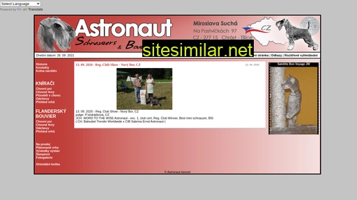 Schnauzer-astronaut similar sites