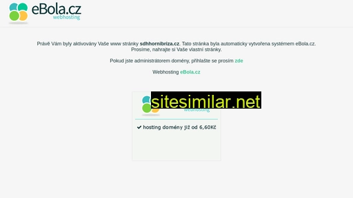 sdhhornibriza.cz alternative sites