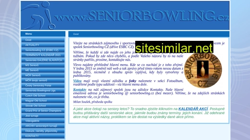 seniorbowling.cz alternative sites