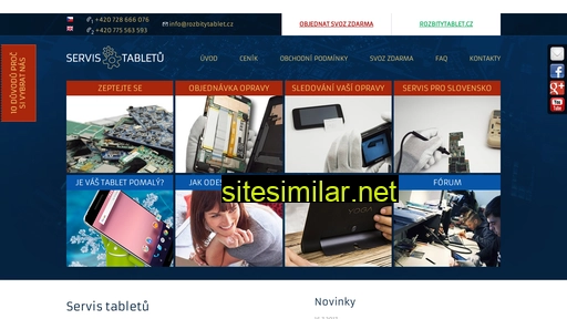 servistabletu.cz alternative sites