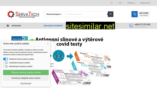 servatech.cz alternative sites