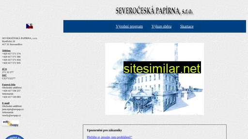 sevpap.cz alternative sites