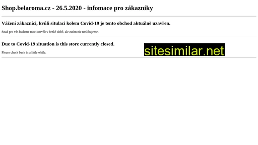 shop.belaroma.cz alternative sites