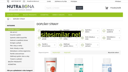 shop.nutrabona.cz alternative sites