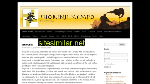 shorinjikempo.cz alternative sites