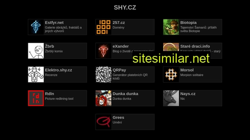 shy.cz alternative sites
