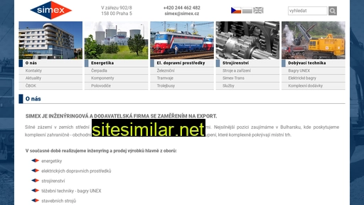simex.cz alternative sites