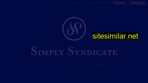 simplysyndicate.cz alternative sites