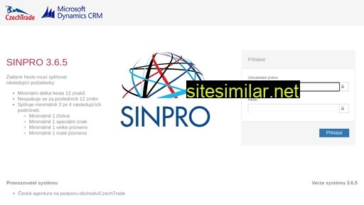 sinpro.cz alternative sites