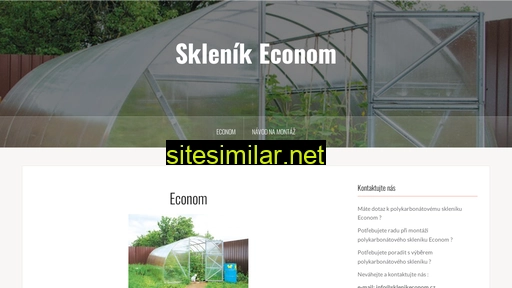 sklenikeconom.cz alternative sites