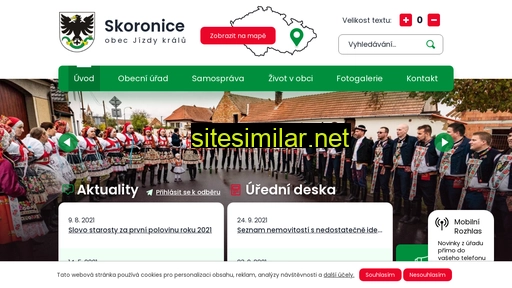 skoronice.cz alternative sites