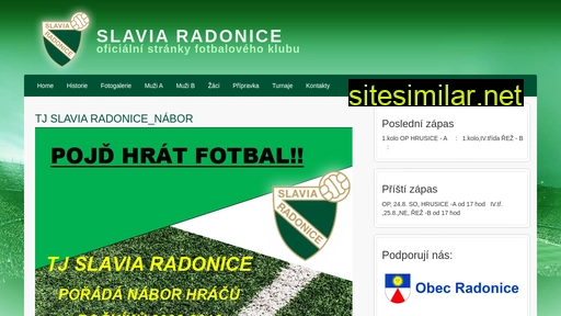 Slavia-radonice similar sites