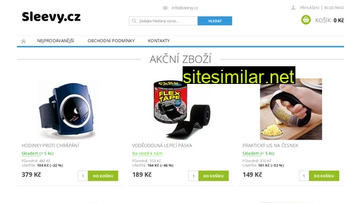 sleevy.cz alternative sites
