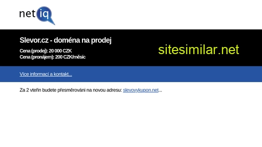 slevor.cz alternative sites