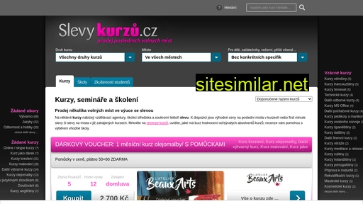 slevykurzu.cz alternative sites