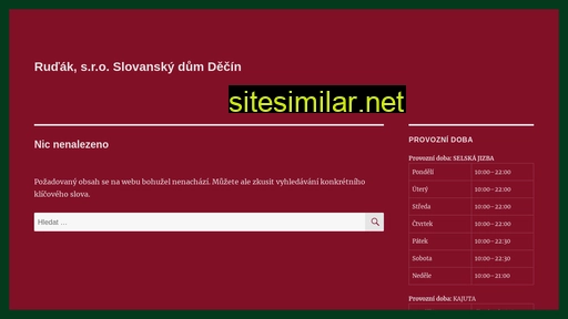 slovanskydumdecin.cz alternative sites