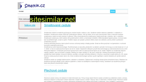 smaltik.cz alternative sites