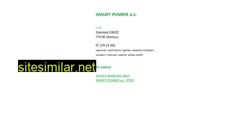 smart-power.cz alternative sites
