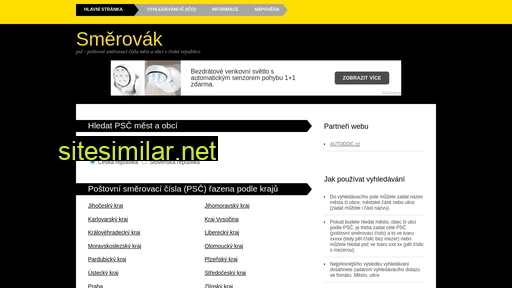smerovak.cz alternative sites